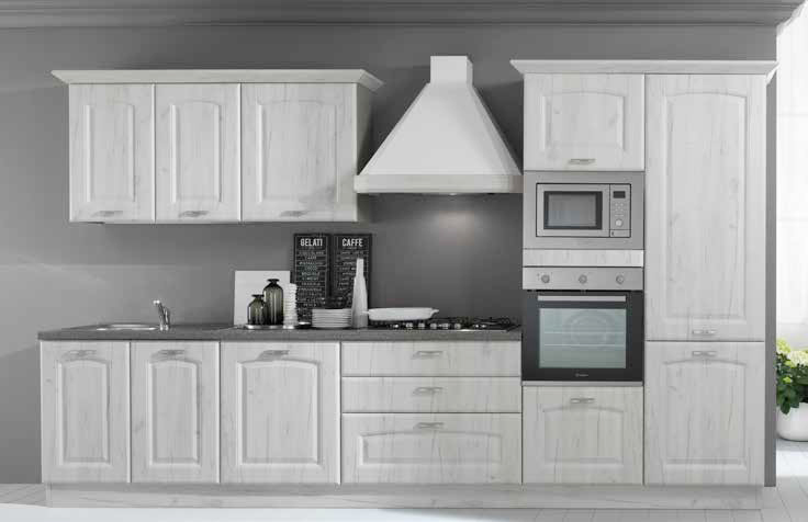 Cucina Creo Kitchens Mya Moderno Laminato Materico Larice ...