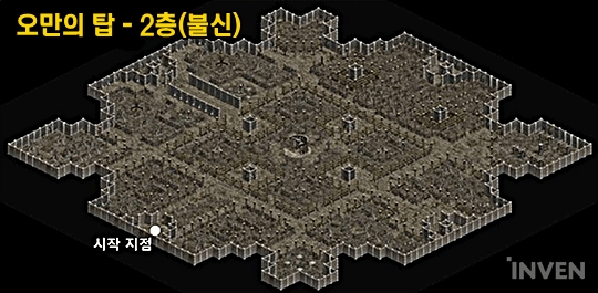 天堂M 傲慢之塔2樓地圖