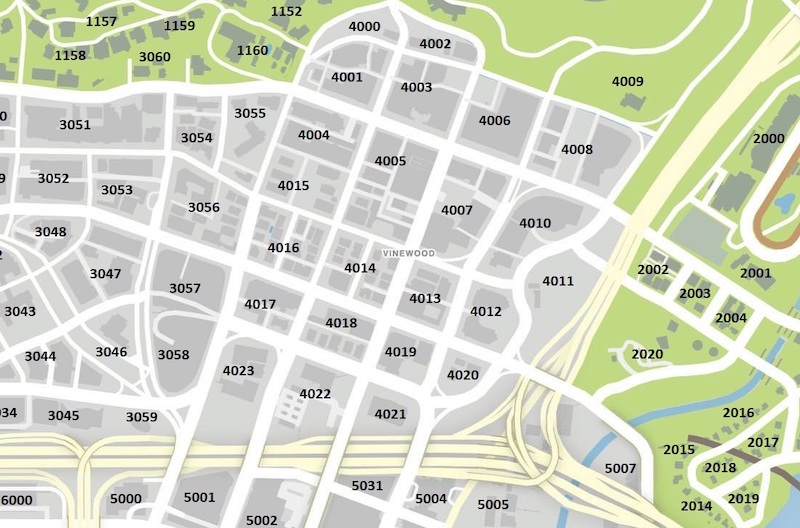 Gta 5 Postal Code Map Interactive At Bernardo Johnson Blog Vinewood Map 