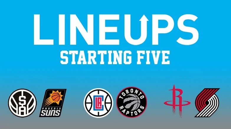 Build the best lineup for today's nba games. Today's NBA Projected Starting Lineups, Matchups, Injury ...