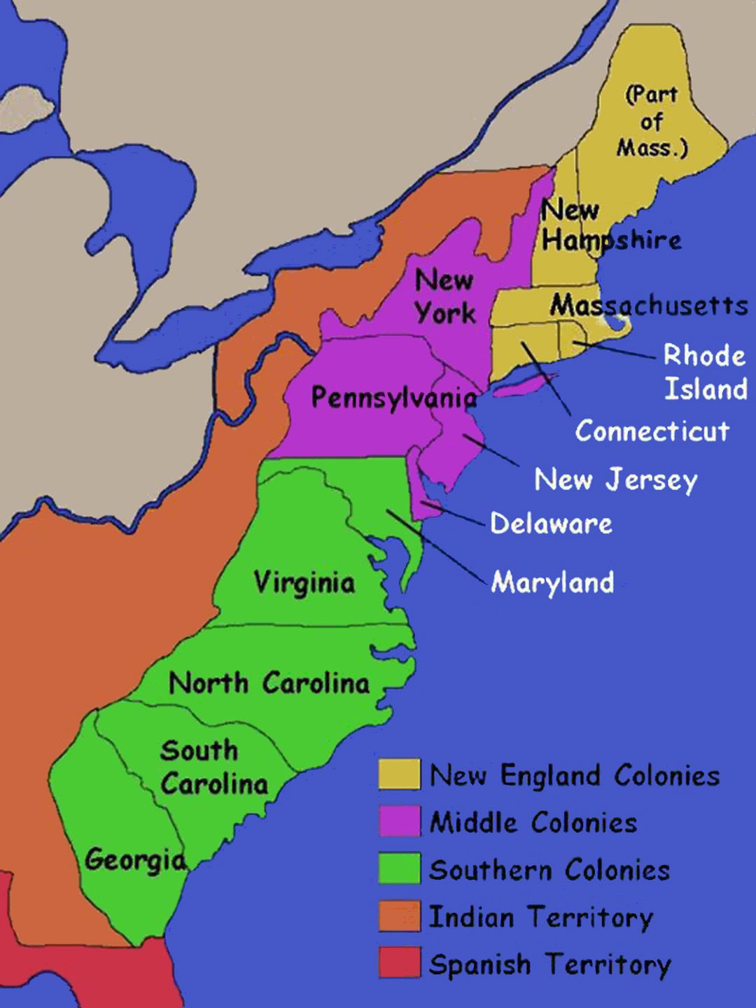50 Nifty United States From 13 Original Colonies 13Colonies 