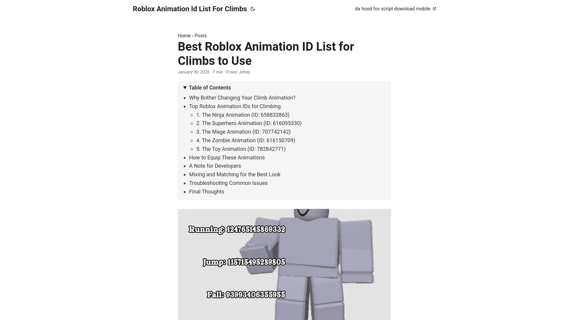 Link Check Results For Roblox Animation Id List For Climbs Pages Dev 04aa056b 6912 4a04 A5e4