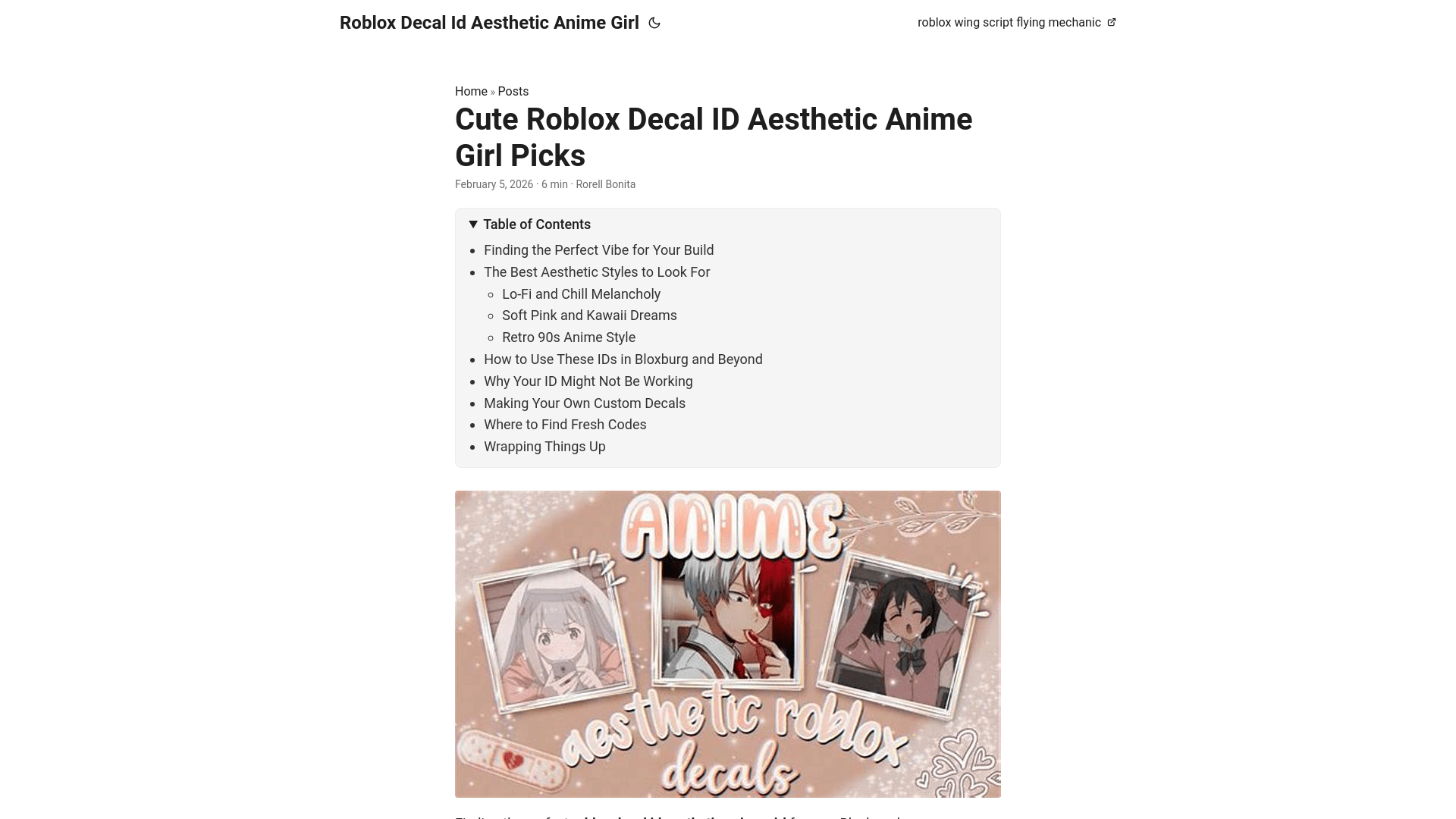 Link Check Results For Roblox Decal Id Aesthetic Anime Girl Pages Dev 22a9295d Dba6 4e27 Ae12