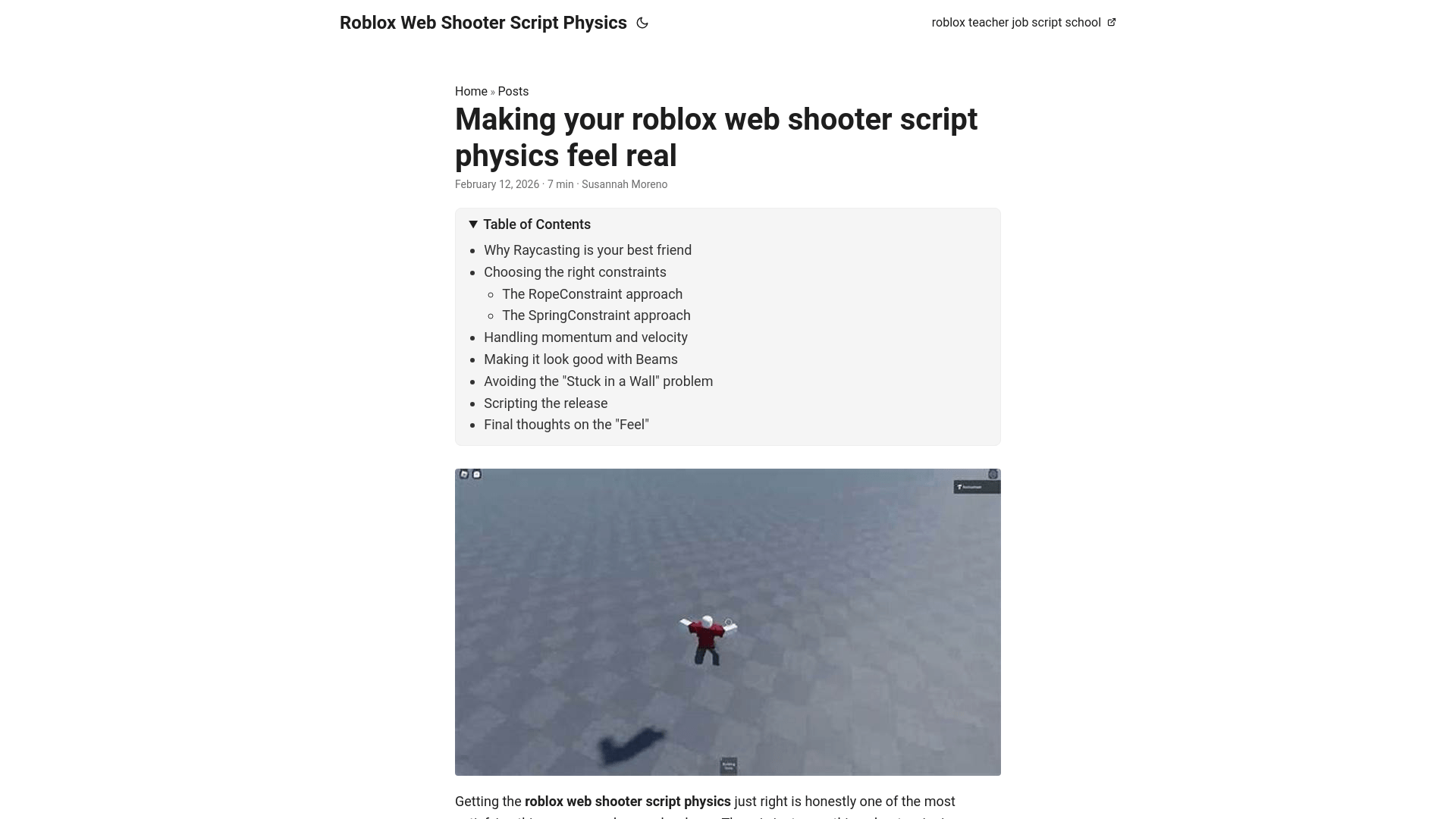 Link Check Results For Roblox Web Shooter Script Physics Pages Dev B02b8a11 39fd 439f 9c7f