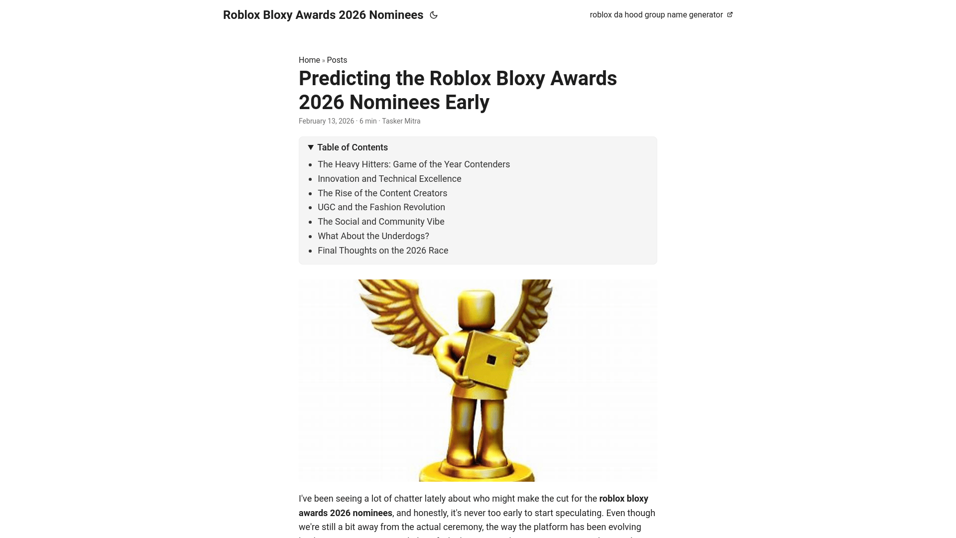 Link Check Results For Roblox Bloxy Awards 2026 Nominees Pages Dev B2d7f288 Da68 4afd 9bb5
