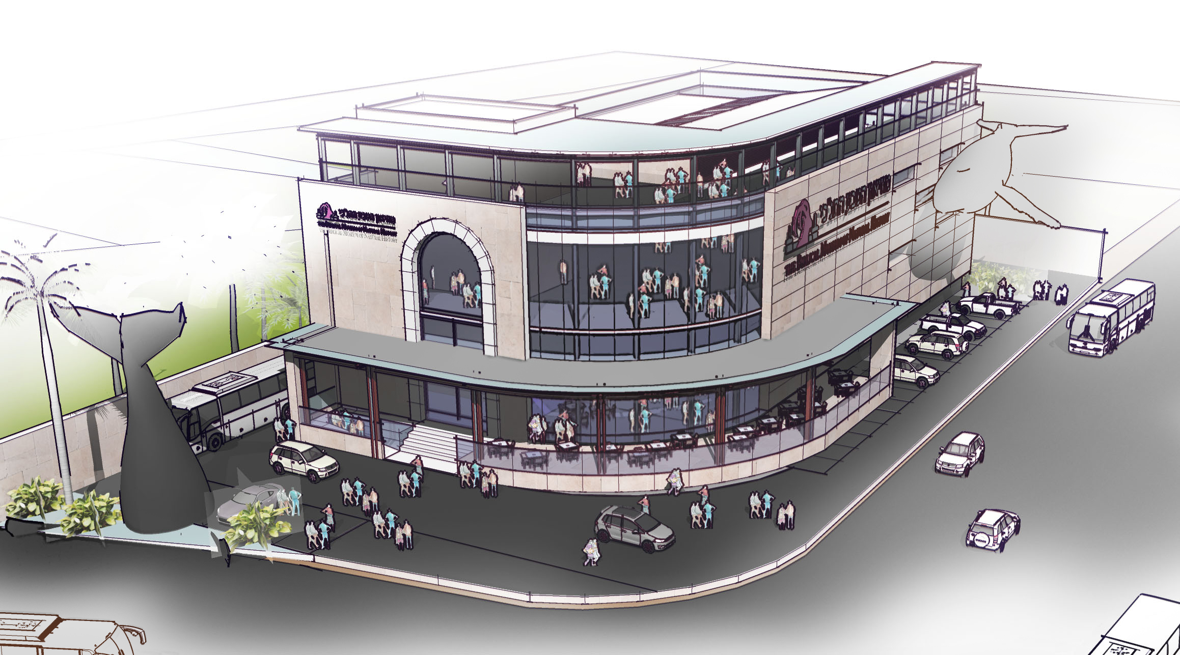 Biblical Museum of Natural History Links Architects