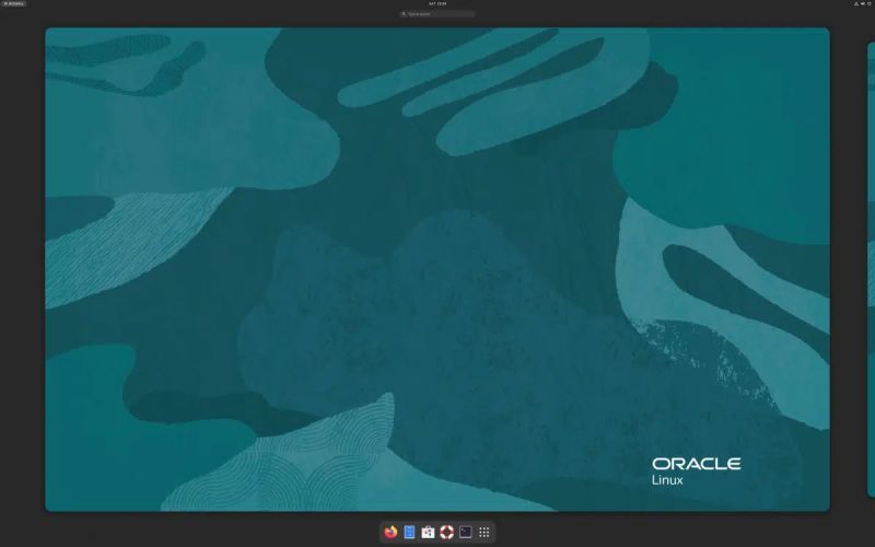 Oracle Linux 9 Uek 8 - Artistic Mountain Background - HD