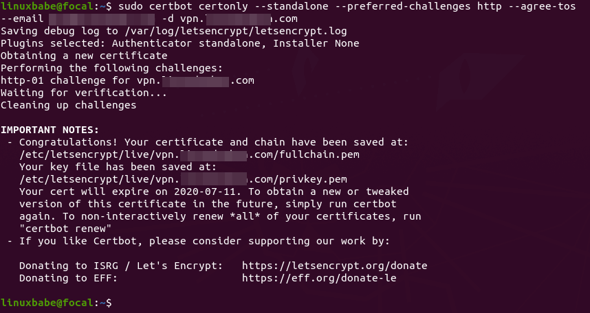Set Up OpenConnect VPN Server (ocserv) on Ubuntu 22.04 with Let's Encrypt (2) Set Up OpenConnect VPN Server (ocserv) on Ubuntu 22.04 with Let's Encrypt (2)