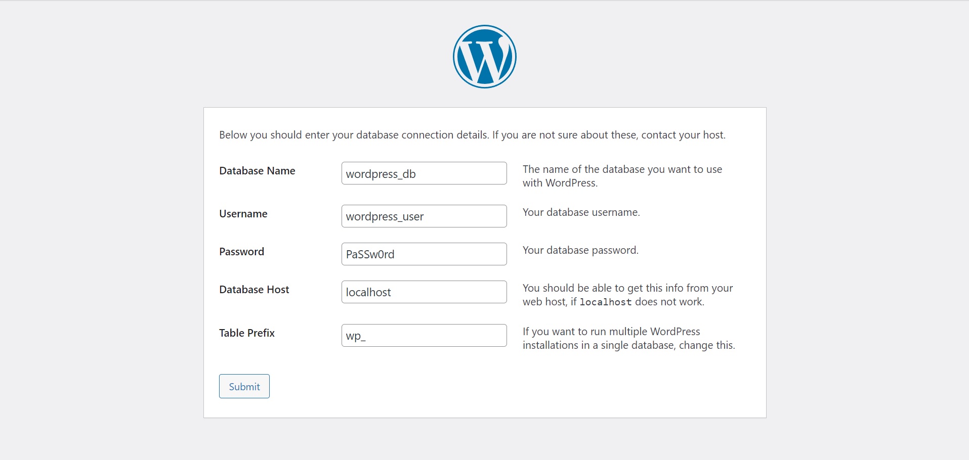 Wp install php