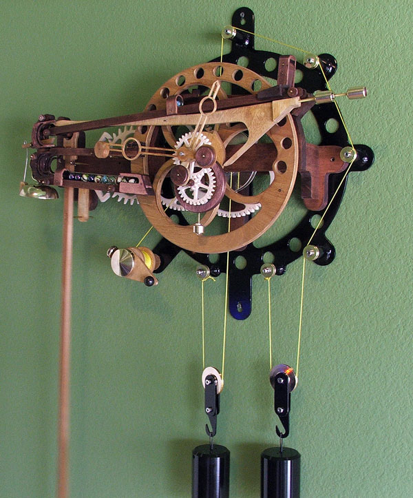 Wooden Gear Clock Plans From Hawaii By Clayton Boyer