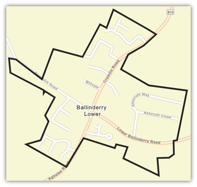 Small Settlements Boundary Maps Gov Uk Ballinderry Lower