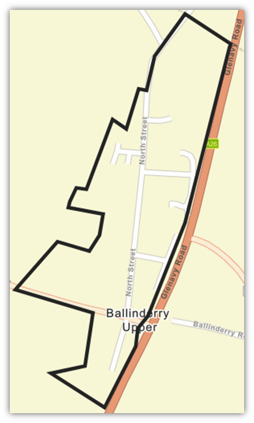 Small Settlements Boundary Maps Gov Uk Ballinderry Upper
