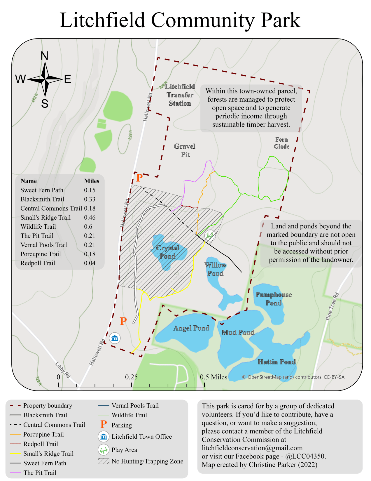 Litchfield Area Community Park Map 2022 