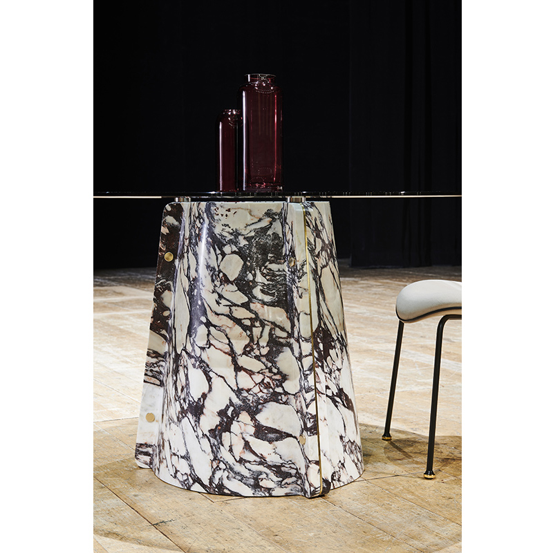 Petalo And Elitra The New Marble Dining Tables By Lithos Design Lithos Design