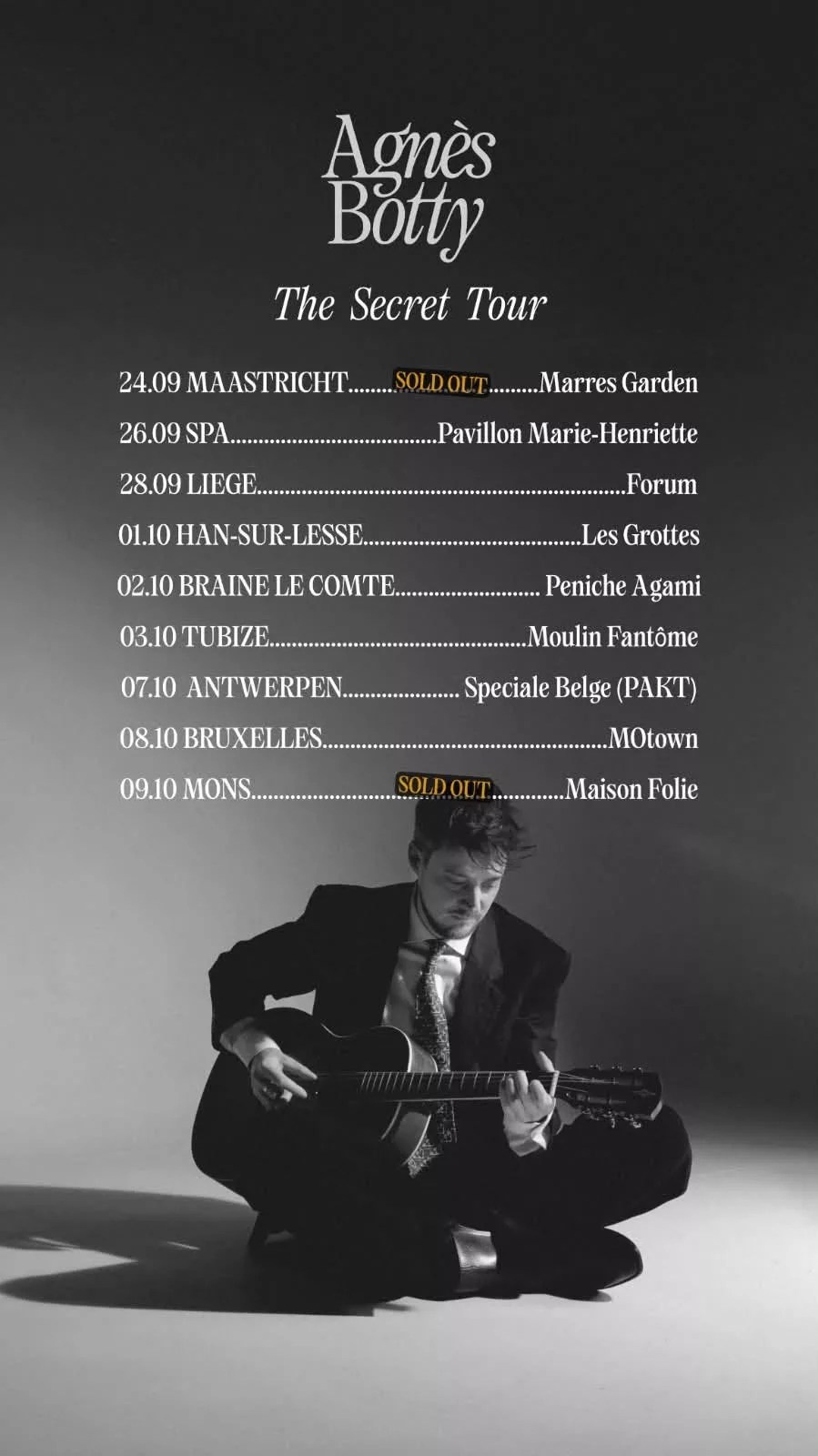 Agnès Botty, The Secret Tour