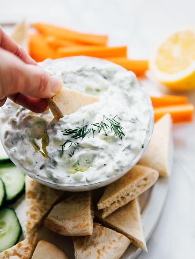 Easy Homemade Tzatziki Recipe | Live Eat Learn