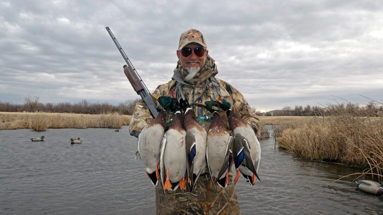 Waterfowl hunting on colorado's golden eagle ranch