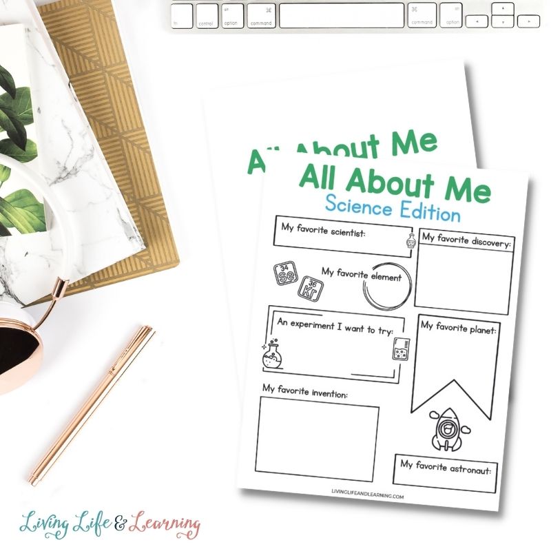 all about me worksheets science edition