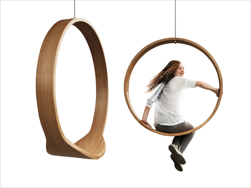 In The Loop Swinging Chair By Iwona Kosicka Livin Spaces