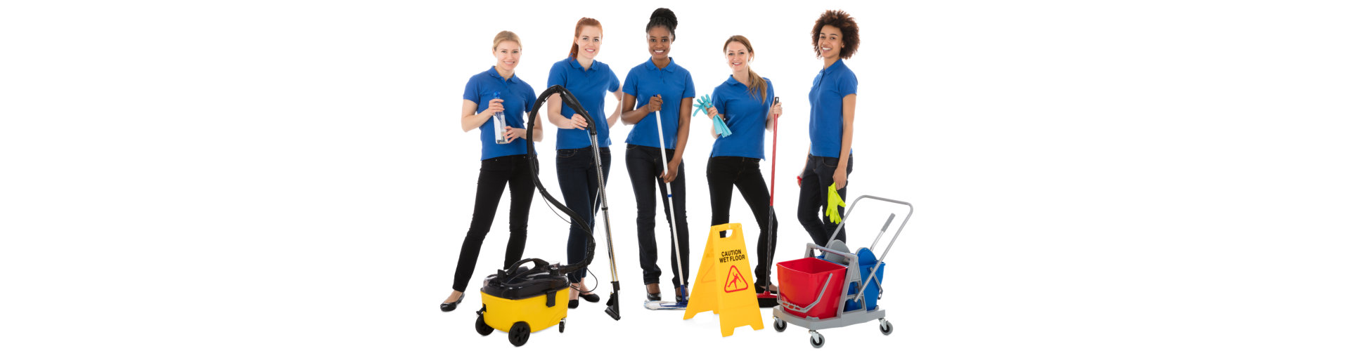 Group Of Female Janitors