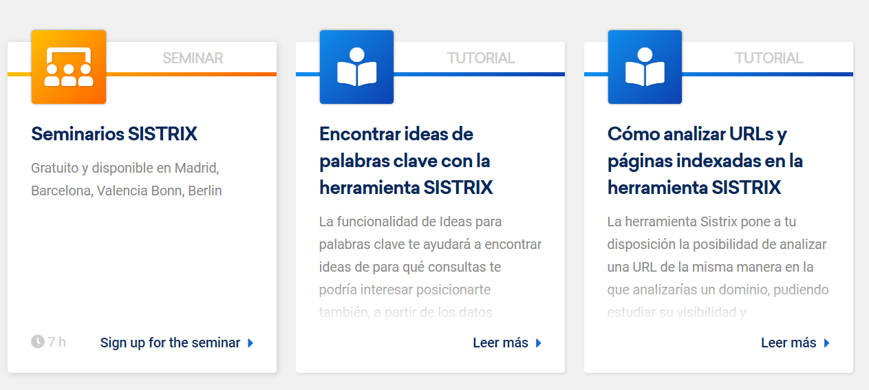 Tutoriales de Sistrix