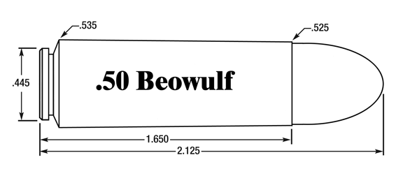 For assistance, contact customerservice@barnesbullets.com or by . Reloading Data .50 Beowulf Metallic