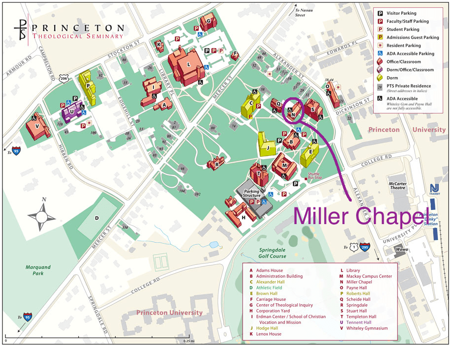 PTS map showing Miller Chapel