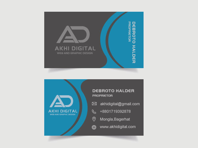 Modern Business Card Design Business Identity Card Template