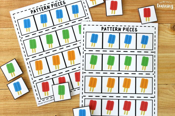 Ice Pop Math Patterns Activity Look We Re Learning Math Patterns - High Resolution Colorful Arts for Desktop