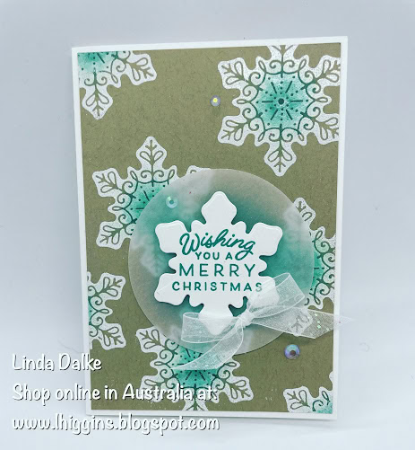 Video Tutorial: Frosted Gingerbread Snowflake card