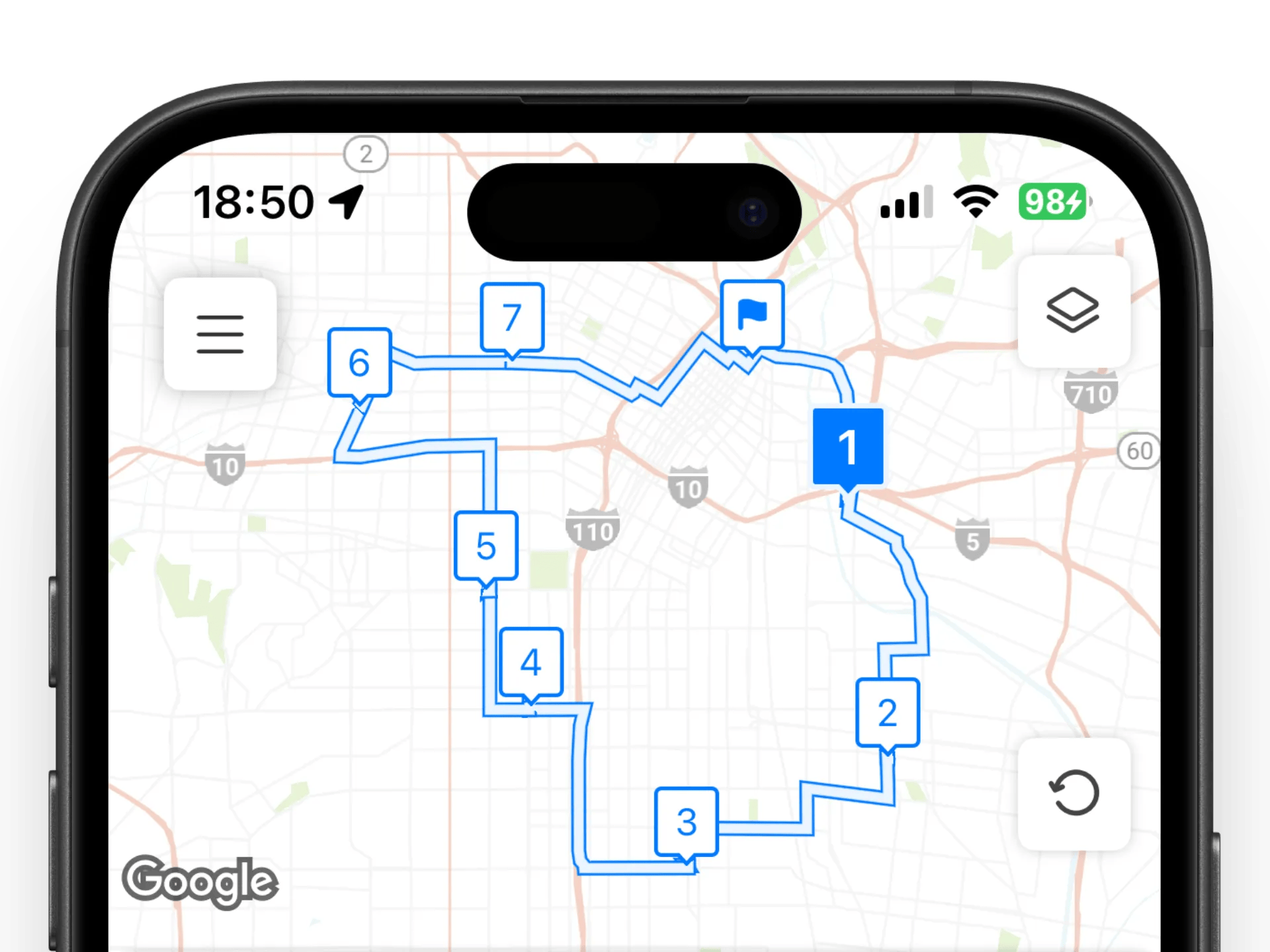 Google Maps Multiple Stops In 2026 How To Plan 20 200 Deliveries Hero Mockup.webp