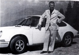 Marc Sleen Porsche_20211229_0002 Period picture : Marc Sleen and his Porsche