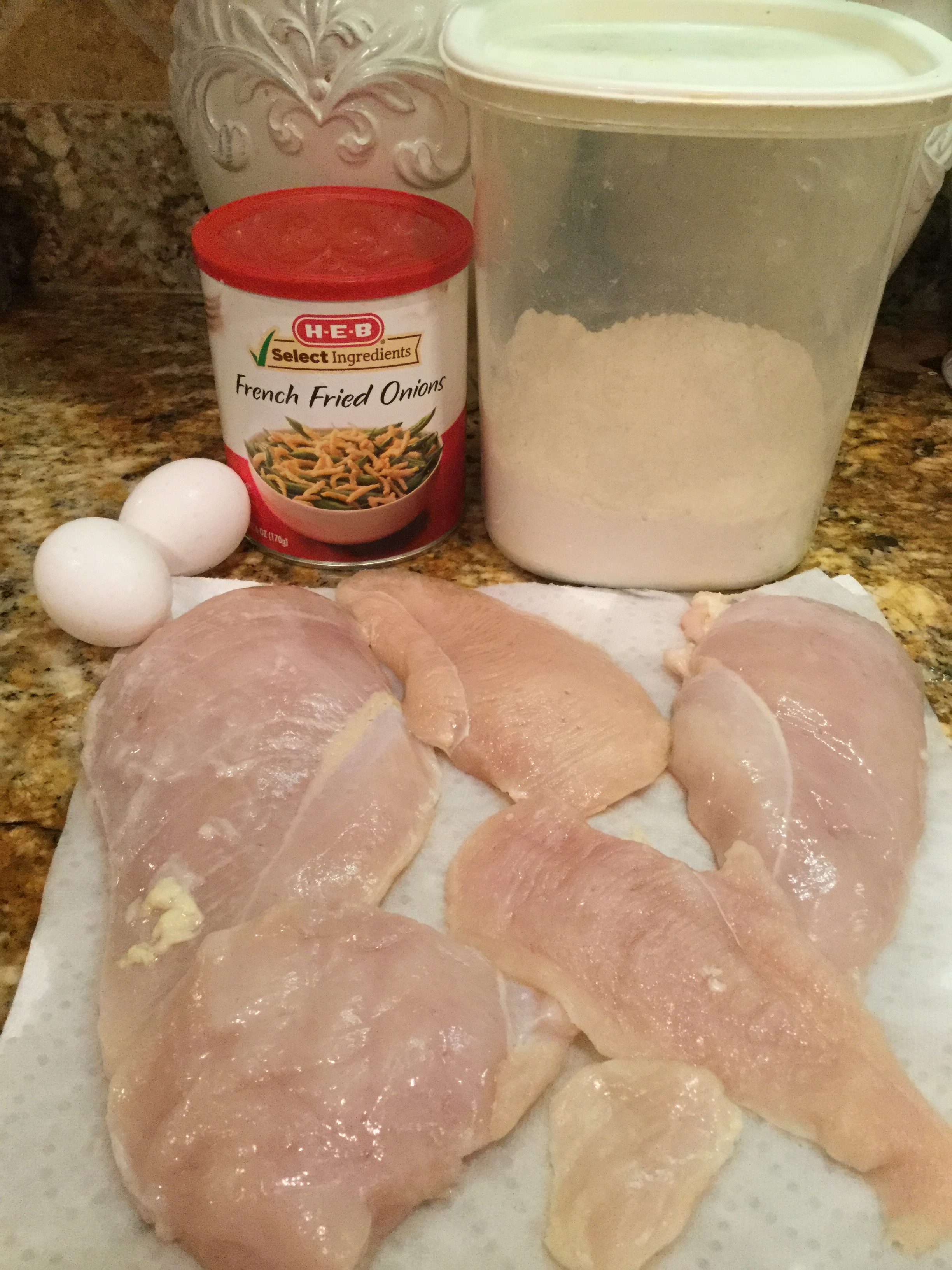 Easy Oven Baked French Fried Onion Chicken Love To Frugal