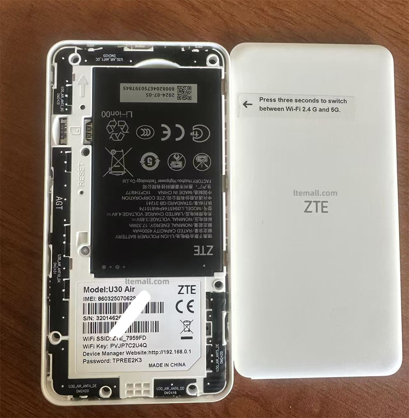 ZTE U30 Air 5G Pocket WiFi Router Global Version - LTEmall