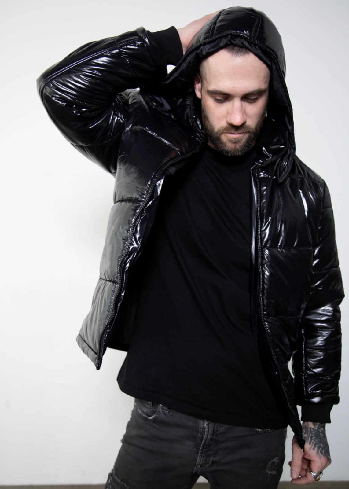 Quilted Puffer Jacket Men