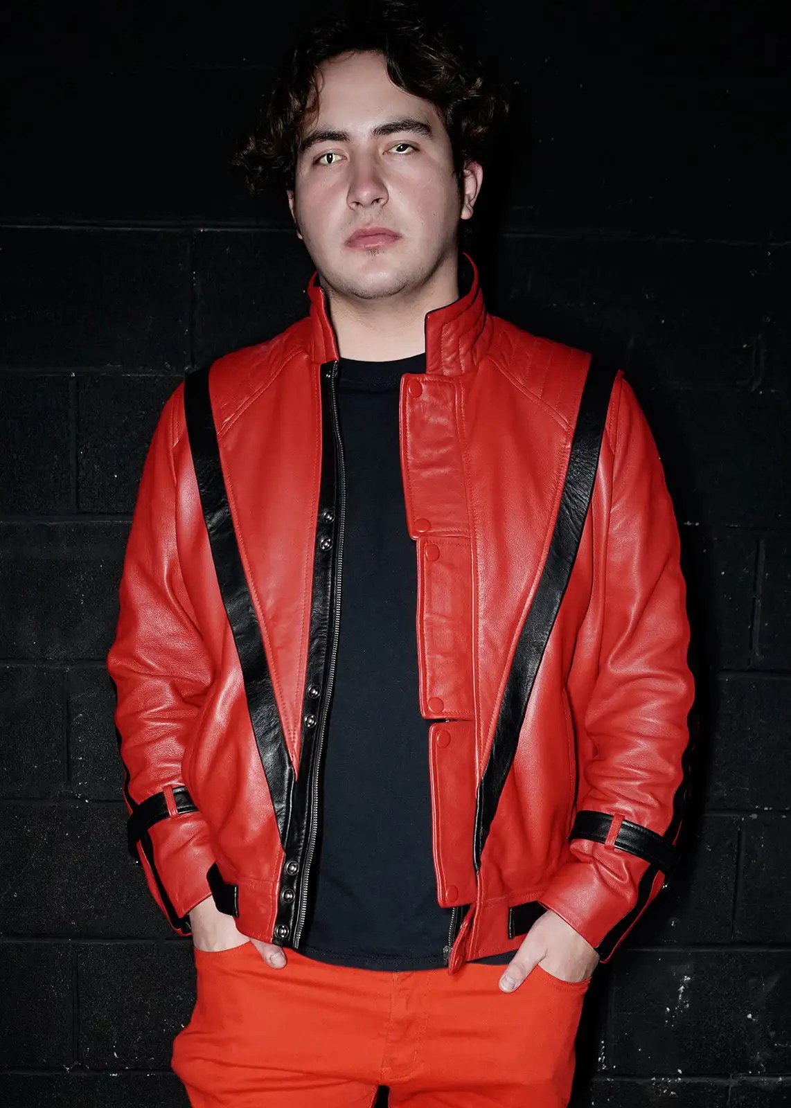 Michael Jackson Red Leather Jacket