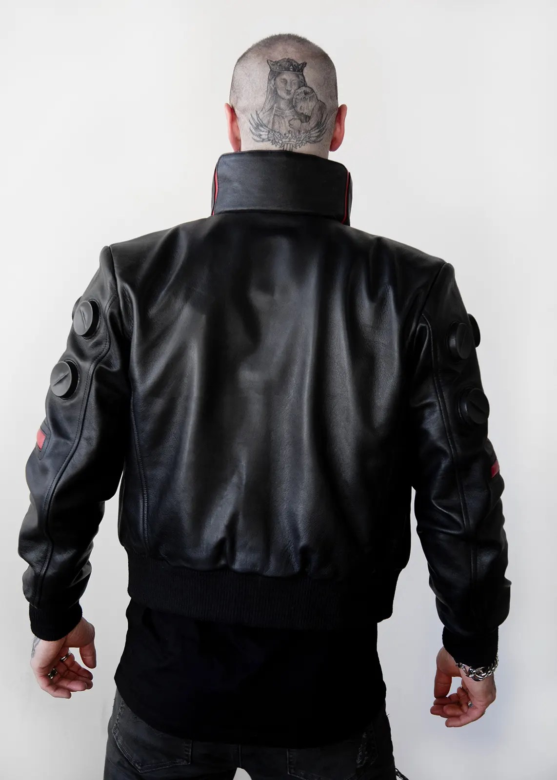 cyberpunk leather jacket