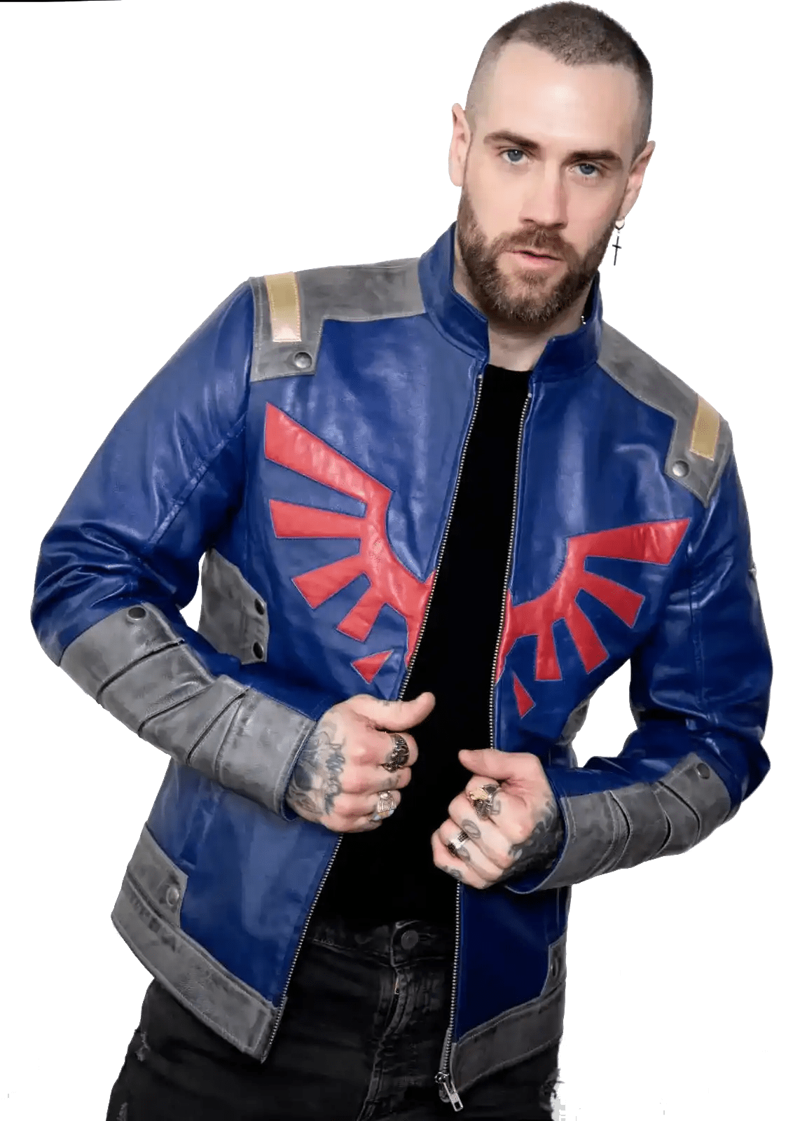 Buy Mens zelda hylian shield replica jacket