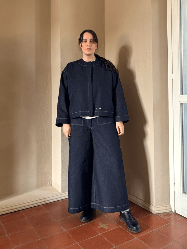 Trousers LANGHE Worn Front Knot SKU: L-CH.SS26.04