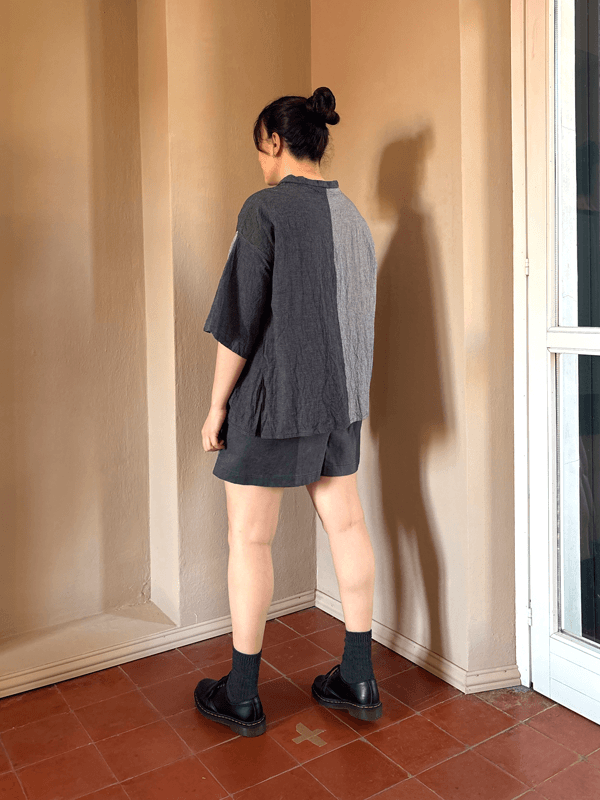 Shorts POETRY Worn backside view SKU: L-CH.SS24.02