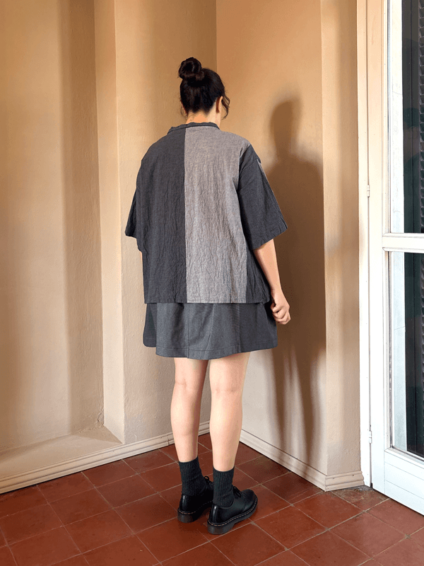 Shirt PUNK Worn back view SKU: L-CH.SS24.08