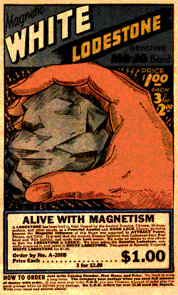 For business owners, this is a good crystal for prosperity to keep next to your cash register . Lodestone