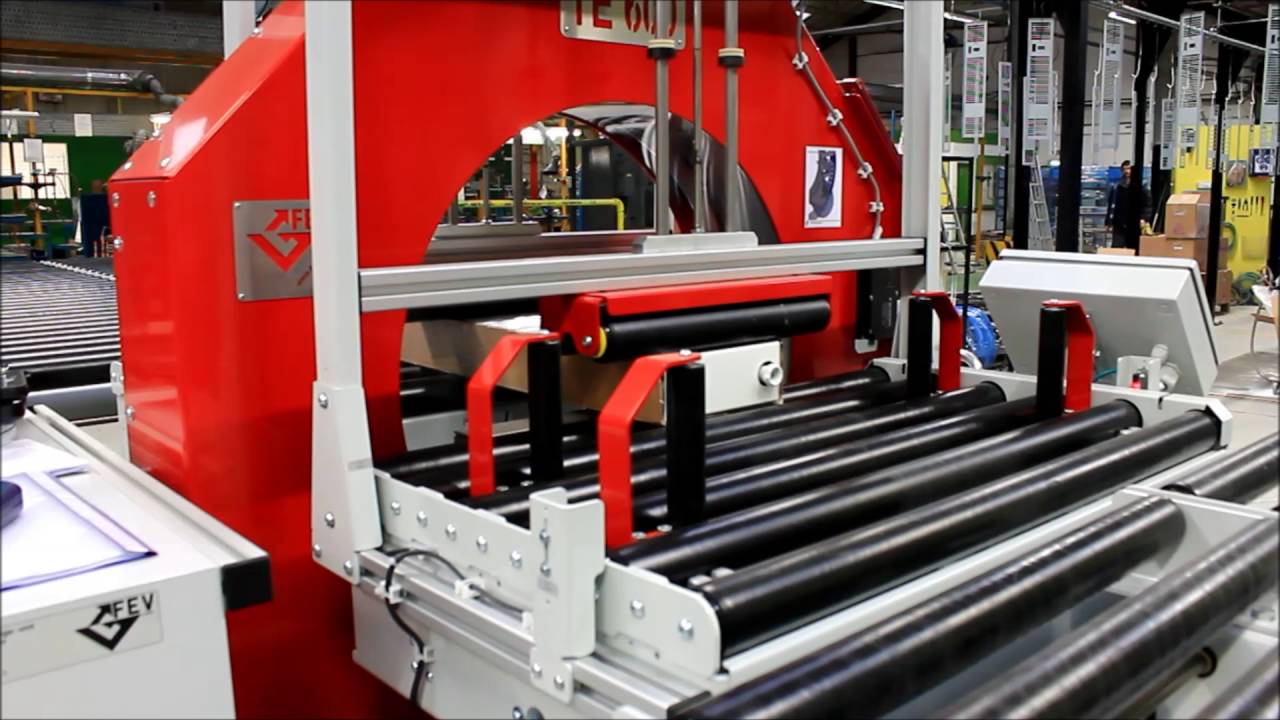 Automated Horizontal Stretch Wrapping Machine. LUPACK