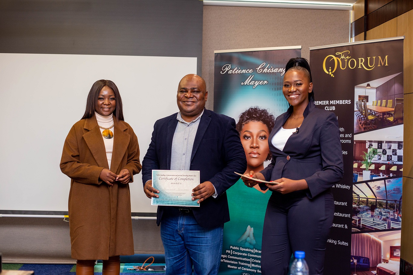 Zambia : Entrepreneurs, Executives and Young Professionals get empowered in a Public Speaking, Communication and Branding Master Class - Vimarsana News