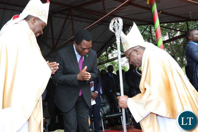 Zambia : I feel bad that some of your foot soldiers do not tell you the truth, New Bishop Tells HH - Vimarsana News