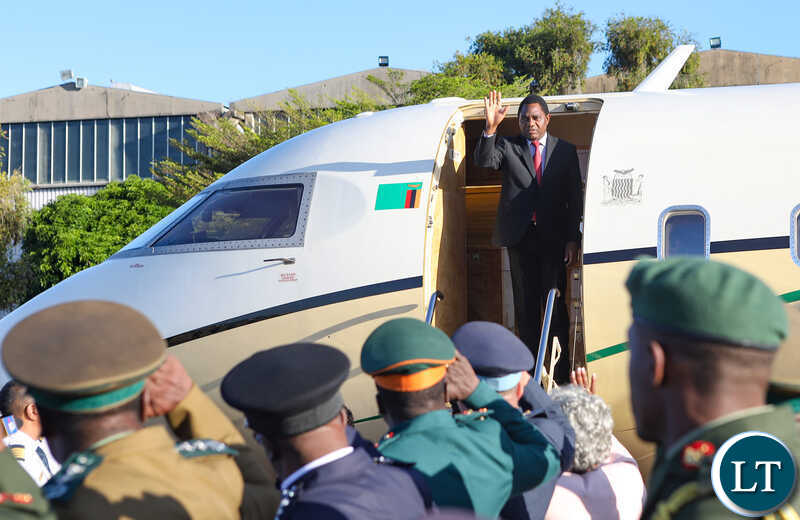 Zambia : President Hakainde Hichilema departs for the UK to attend King Charles III's coronation - Vimarsana News