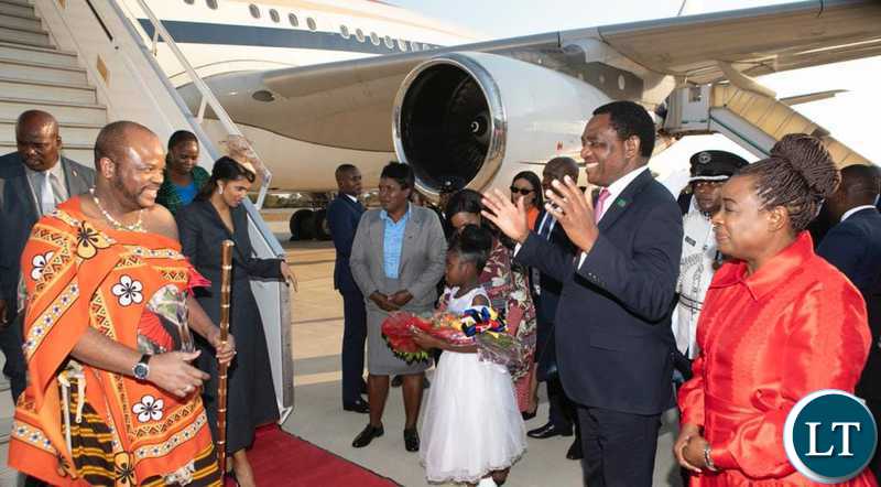 Zambia : President Hichilema calls for strengthened ties with Eswatini - Vimarsana News