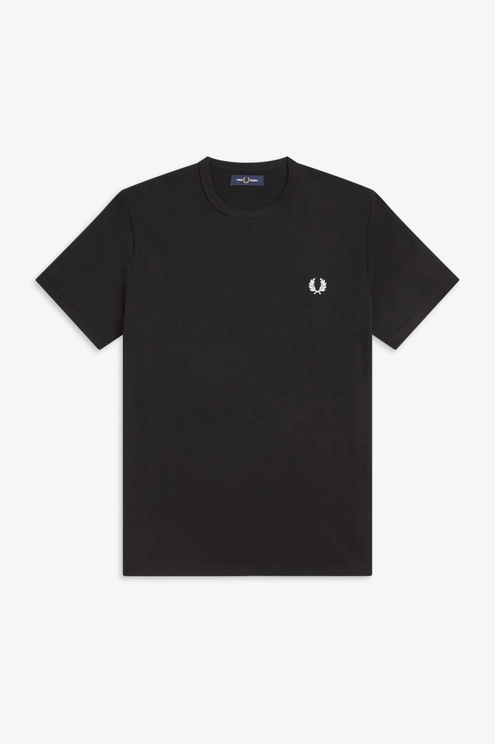 fred perry black t shirt