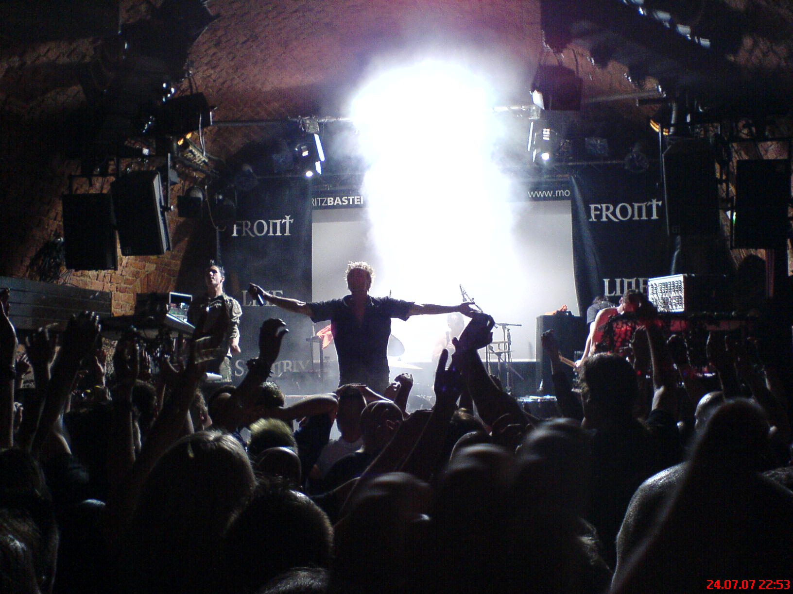Front Line Assembly, Moritzbastei Leipzig, 2007-07-24