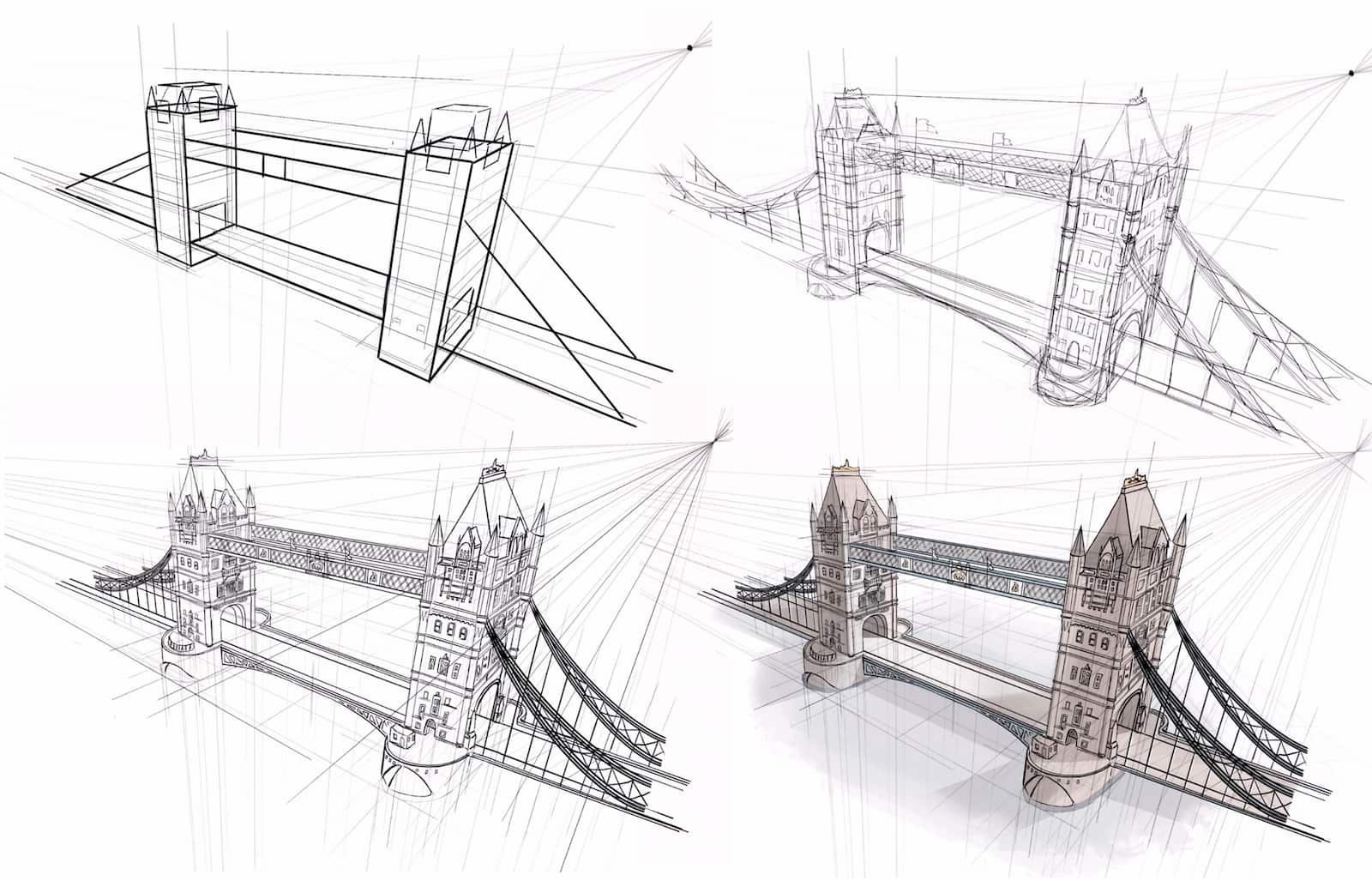 Drawing From Simple Shapes To Complex Objects